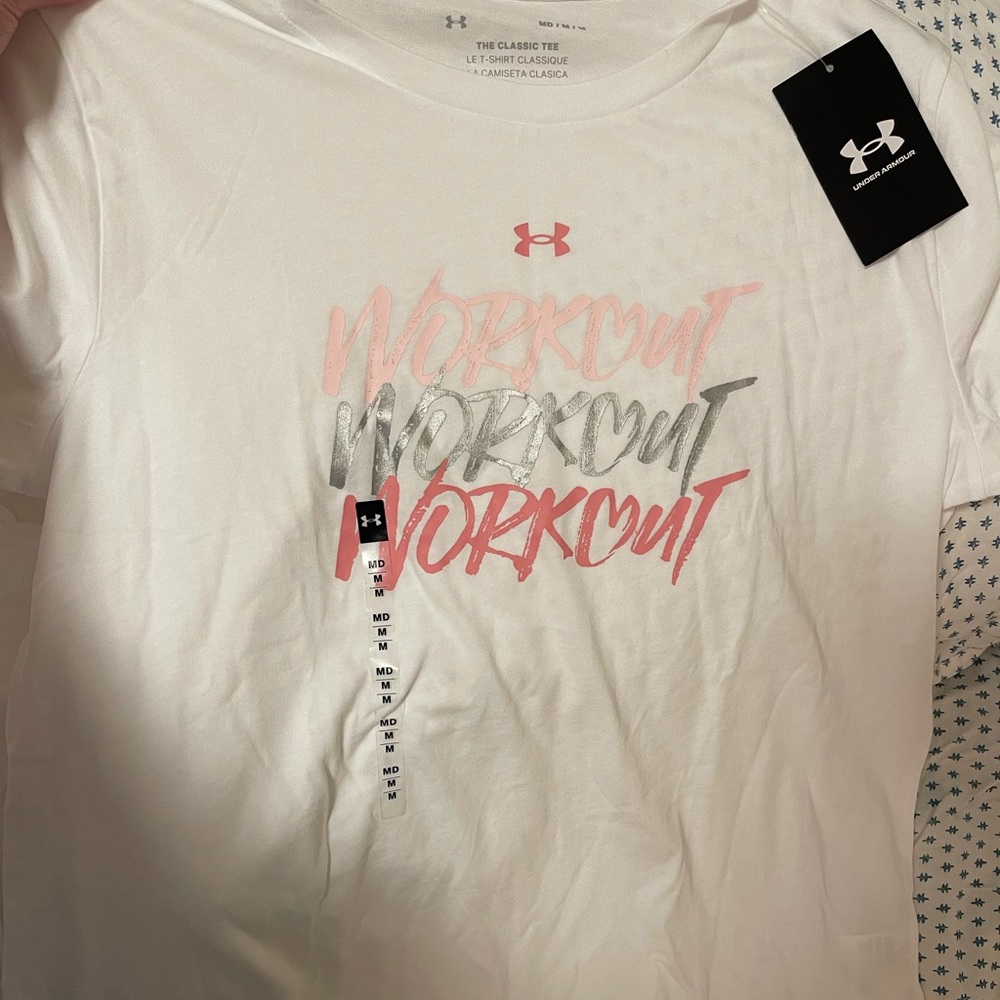 UA workout tee
